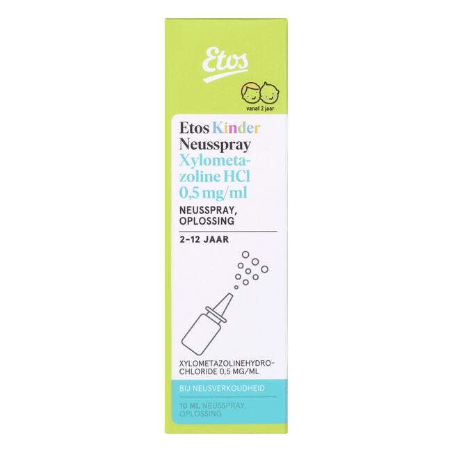 Etos Kinderneusspray Xylometazoline HCI 0,5 MG/ML