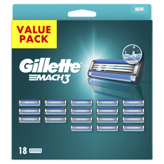 Gillette Mach3 Navulmesjes 18 Stuks