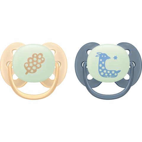 Philips Avent Fopspeen Ultra Soft Nighttime 6-18M SCF094/03 2 stuks