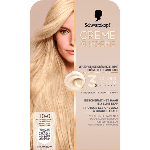 Schwarzkopf Creme Supreme Haarkleuring 10-0 Natuurlijk Extra Lichtblond