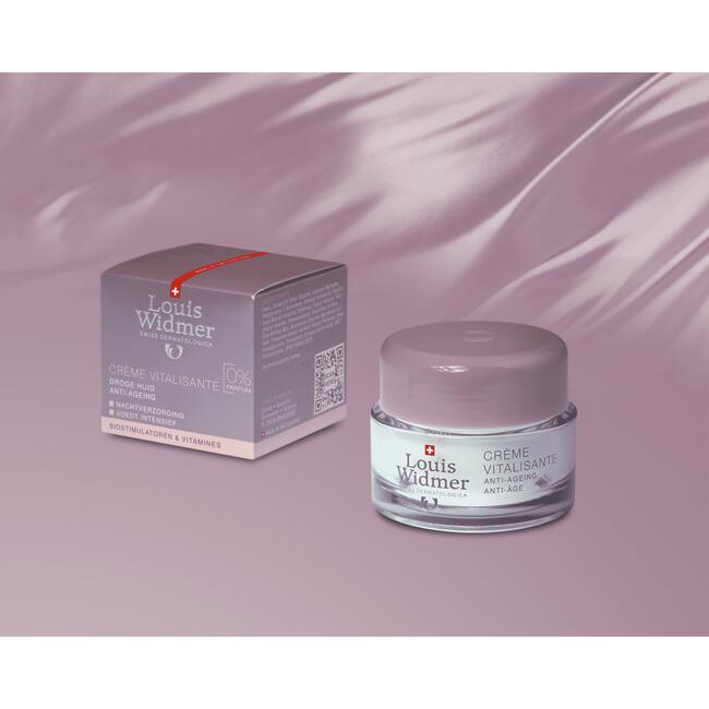 Louis Widmer Crème Vitalisante Zonder Parfum 50 ML
