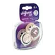Difrax LOVI Dynamic Fopspeen 18M+ Night & Day Girl 2 stuks