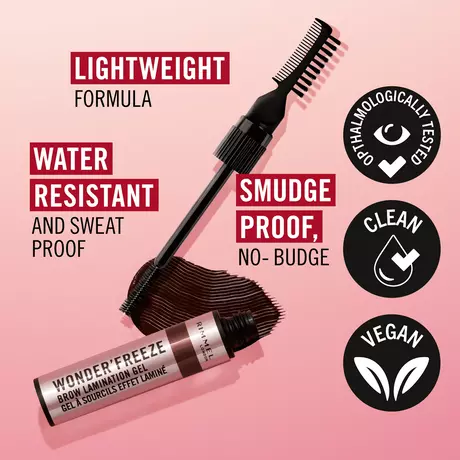 Rimmel London Wonder'freeze Wenkbrauwgel 004 Deep Brown