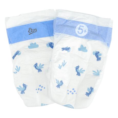 Etos Luiers Junior+  Maat 5+ 12-17 kg  Value Pack 34 stuks