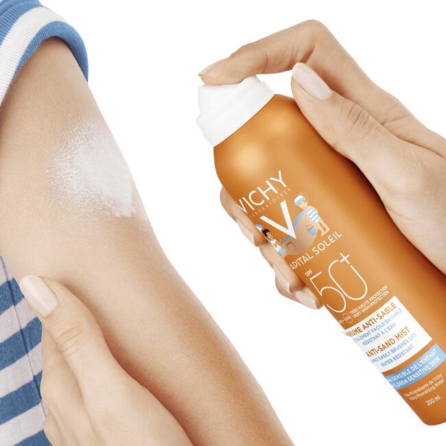 Vichy Capital Soleil Anti-Zand Zonnebrandspray Kind SPF50+ 200 ML
