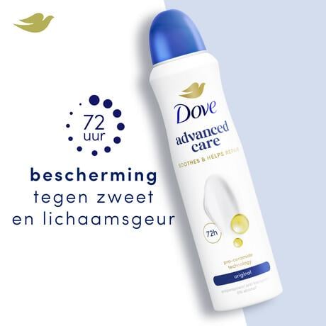 Dove Advanced Care Original Anti-Transpirant Deodorant Spray 150 ML