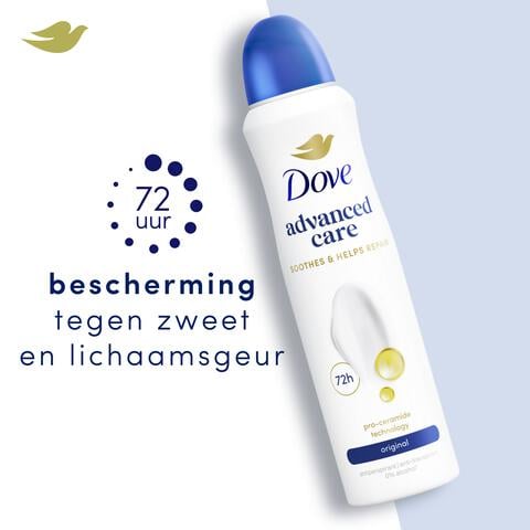 Dove Advanced Care Original Anti-Transpirant Deodorant Spray 150 ML