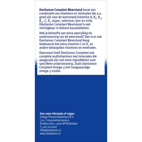 Davitamon Compleet Weerstand Vitamine C & D tabletten