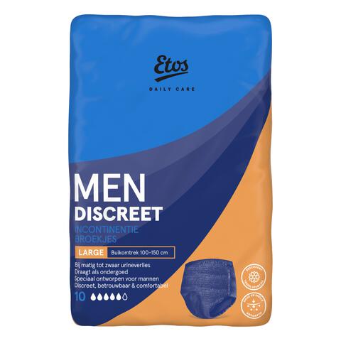 Etos Daily Care Men Discreet incontinentiebroekjes large 10 stuks