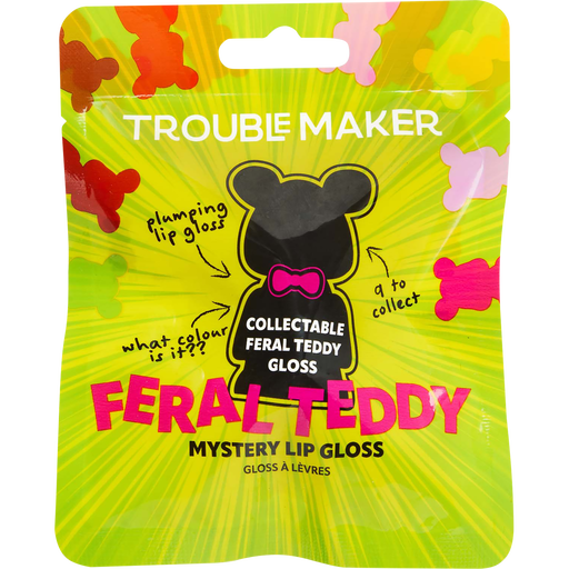 Trouble Maker Feral Teddy Mystery Plumping Lip Gloss