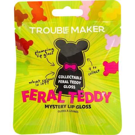 Trouble Maker Feral Teddy Mystery Plumping Lip Gloss