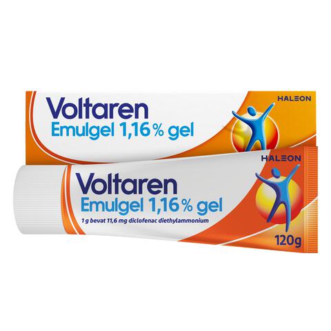 Voltaren Emulgel 1,16% (diclofenac) Bij Gewrichtspijn In Knie En Vinger 120 GR