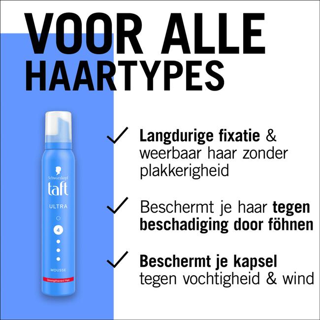 Taft Styling Ultra Haarmousse 200 ML