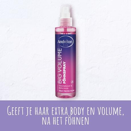 Andrélon Pink Big Volume Fohnpray 200 ML
