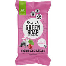 Marcel's Green Soap Hygiënische Doekjes Patchouli & Cranberry 60 stuks