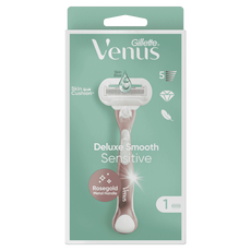 Gillette Venus Deluxe Smooth Sensitive Rose Gold Scheersysteem 5 Blades