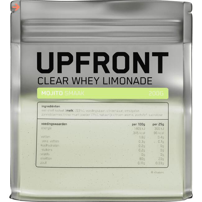 Upfront Clear Whey Mojito Eiwit Limonade 200 GR