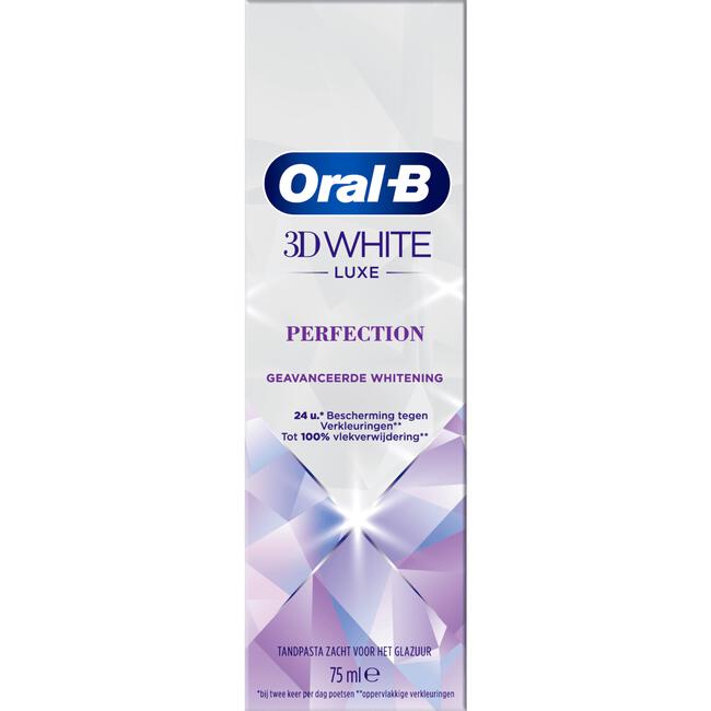 brug Bijna dood Pogo stick sprong Oral-B 3D White Luxe Perfection Tandpasta 75 ML 75 ML | Etos