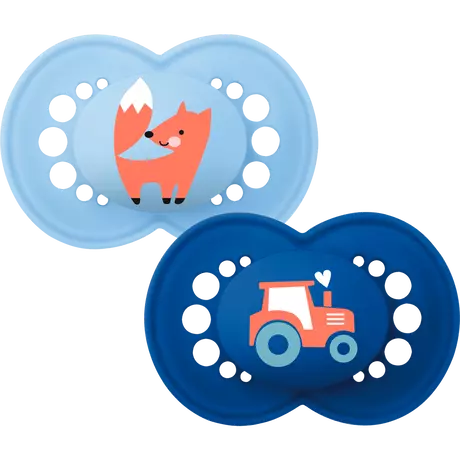 MAM Original Fopspeen 6-16 Maanden Blauw 2 stuks
