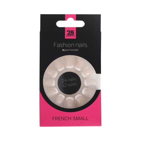2B Fashion Nails Kunstnagels French Small 24 stuks