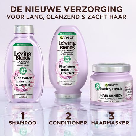 Garnier Loving Blends Rice Water Infusion & Zetmeel Shampoo 300 ML