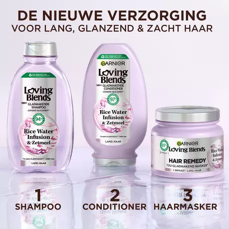 Garnier Loving Blends Rice Water Infusion & Zetmeel Shampoo 300 ML