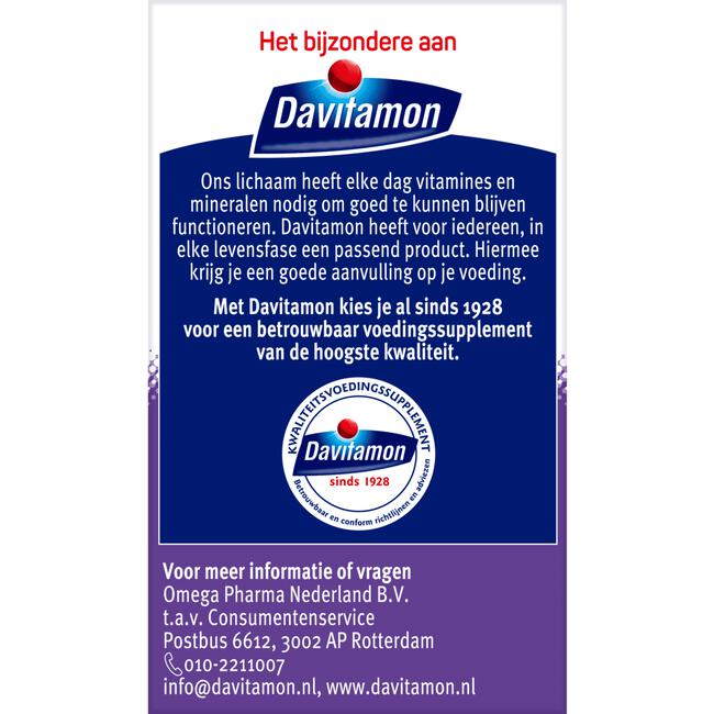 Davitamon Vitamine D3 75 mcg Smelttabletten 60+15 stuks