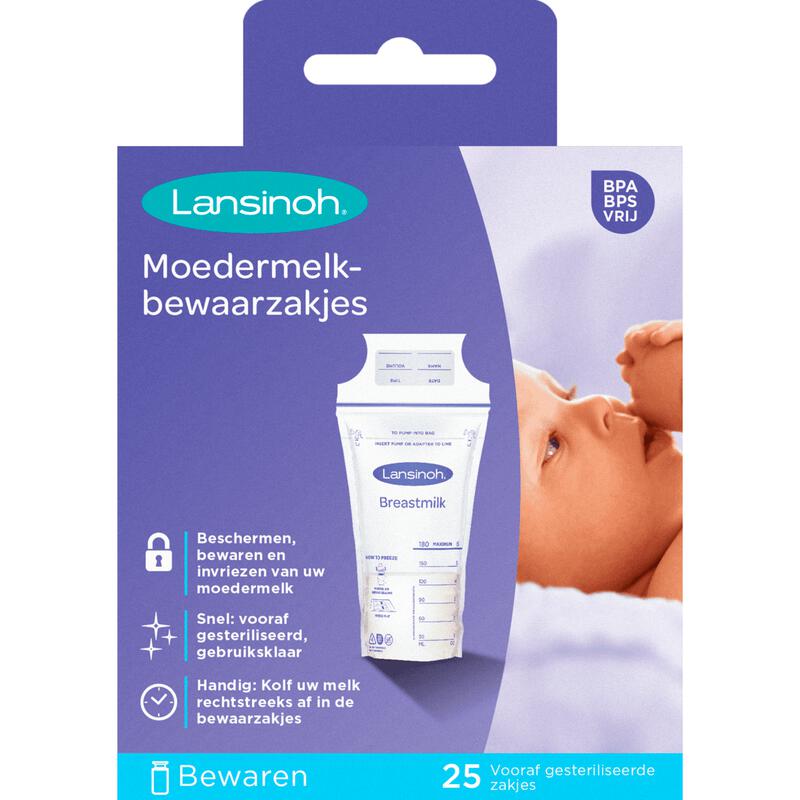 Lansinoh Moedermelkbewaarzakjes 25 stuks
