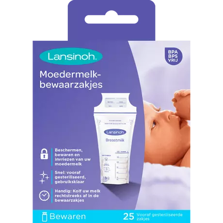Lansinoh Moedermelkbewaarzakjes 25 stuks