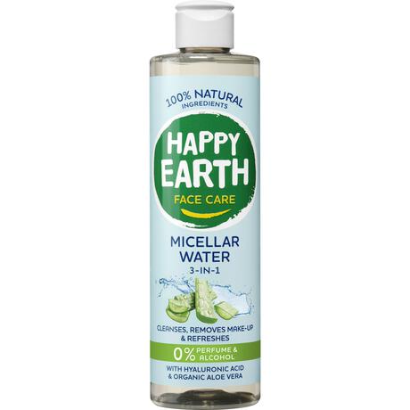 Happy Earth 100% Natuurlijke Face Care Micellair Water 3-In-1 300 Ml