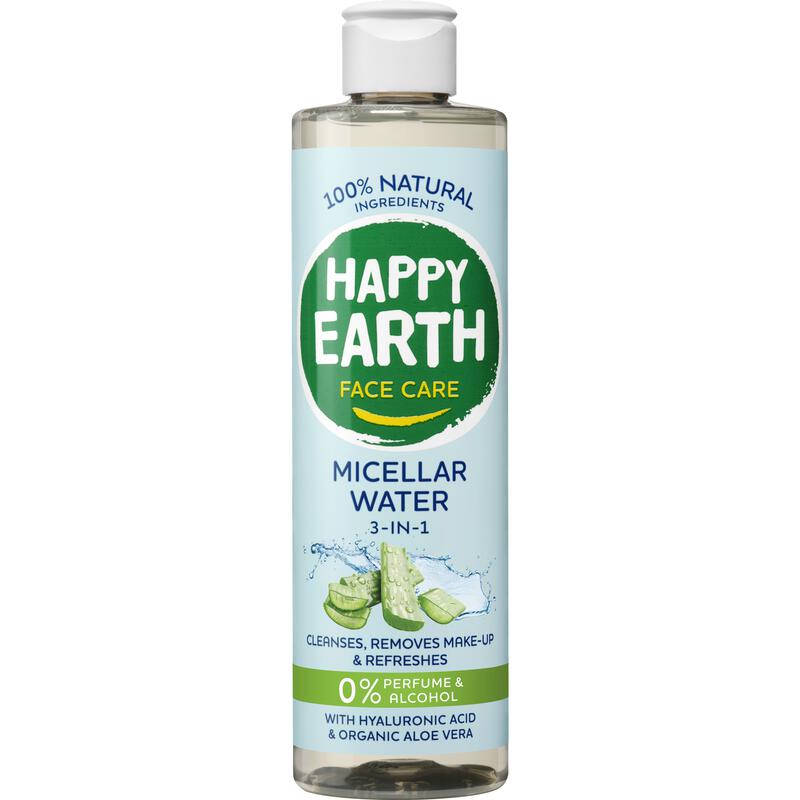 Happy Earth 100% Natuurlijke Face Care Micellair Water 3-In-1 300 ML