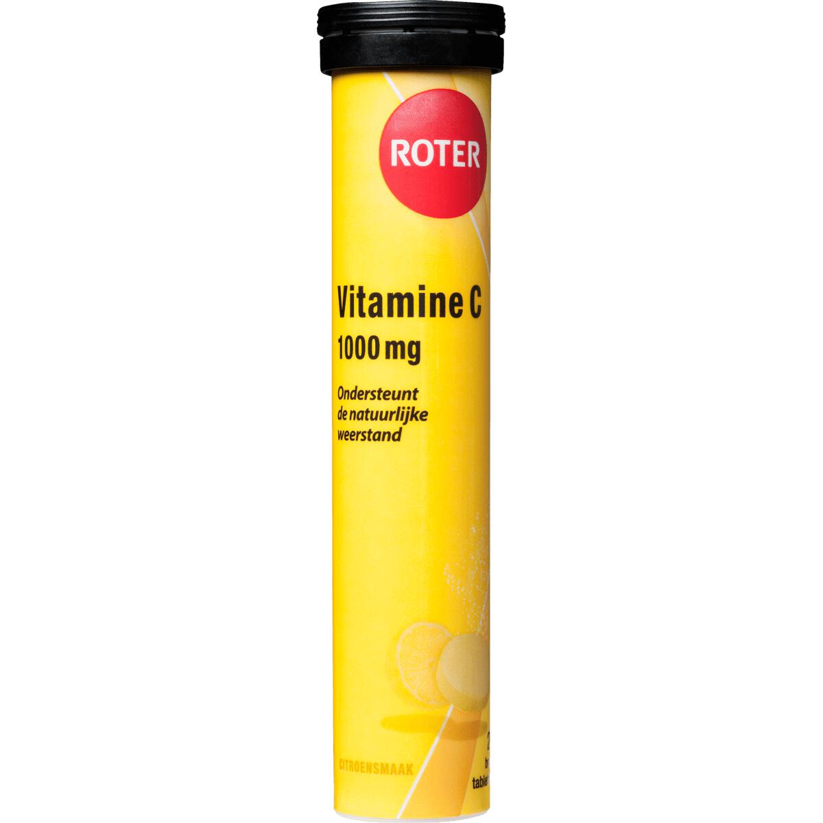 Roter Vitamine C Bruis 1000 Mg Citroen 40 Bruistabletten 40 Ea Etos