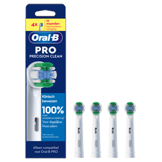 Oral-B Precision Clean Opzetborstels Wit 4 Stuks