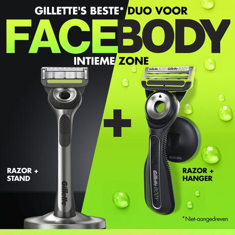 GilletteLabs Face & Body Navulmesjes Duopak