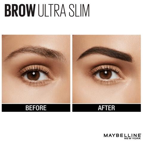 Maybelline New York Brow Ultra Slim Wenkbrauwpotlood 6 Black Brown 4,19 GR
