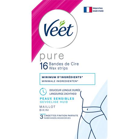 Veet Pure Waxstrips Bikini 16 stuks
