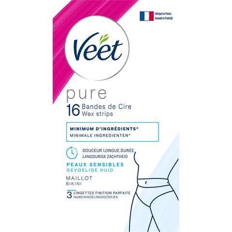 Veet Pure Waxstrips Bikini 16 stuks