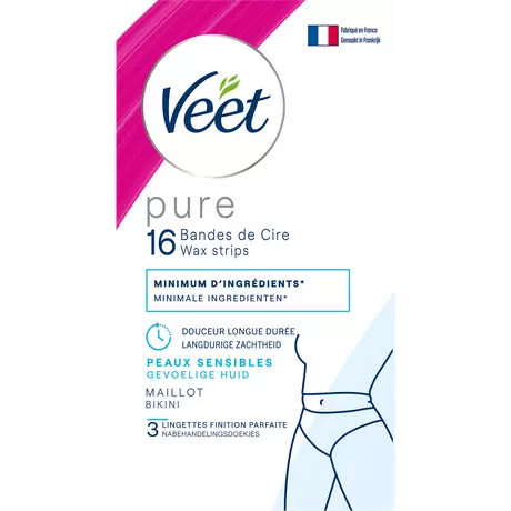 Veet Pure Bikini Waxstrips 16 stuks