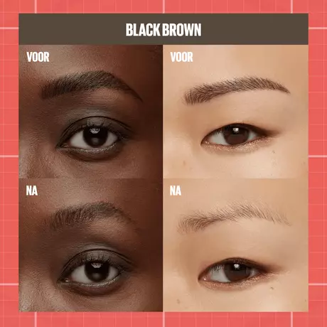 Maybelline New York BUILD A BROW Wenkbrauwpen/fixeergel 255 Soft Brown