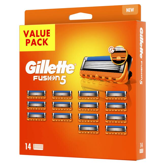 Gillette Fusion5 Navulmesjes 14 Stuks