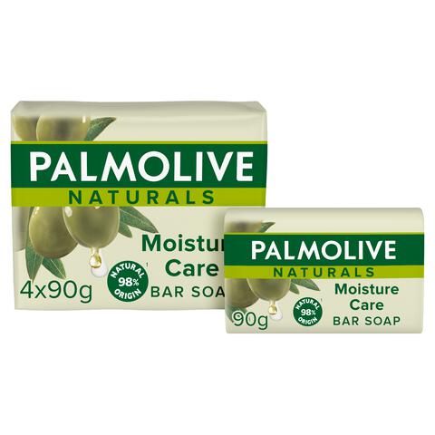 Palmolive Naturals Moisture Care Melk & Olijf Blokzeep 4x90 gram
