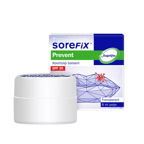 SoreFix Prevent Op Zink Gebaseerde Koortslip Balsem 8 ML
