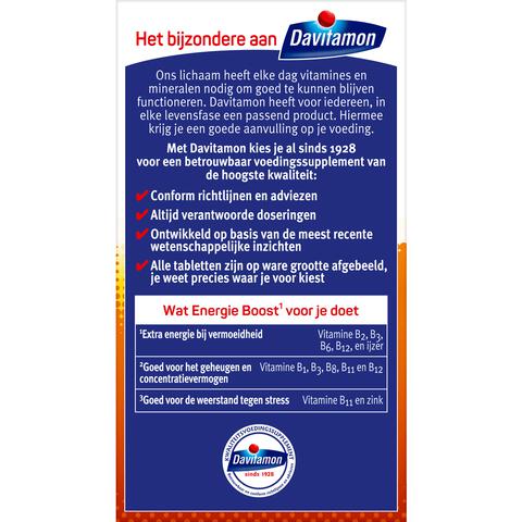 Davitamon Energie Boost Forte Kauwvitamines Bosvruchtensmaak