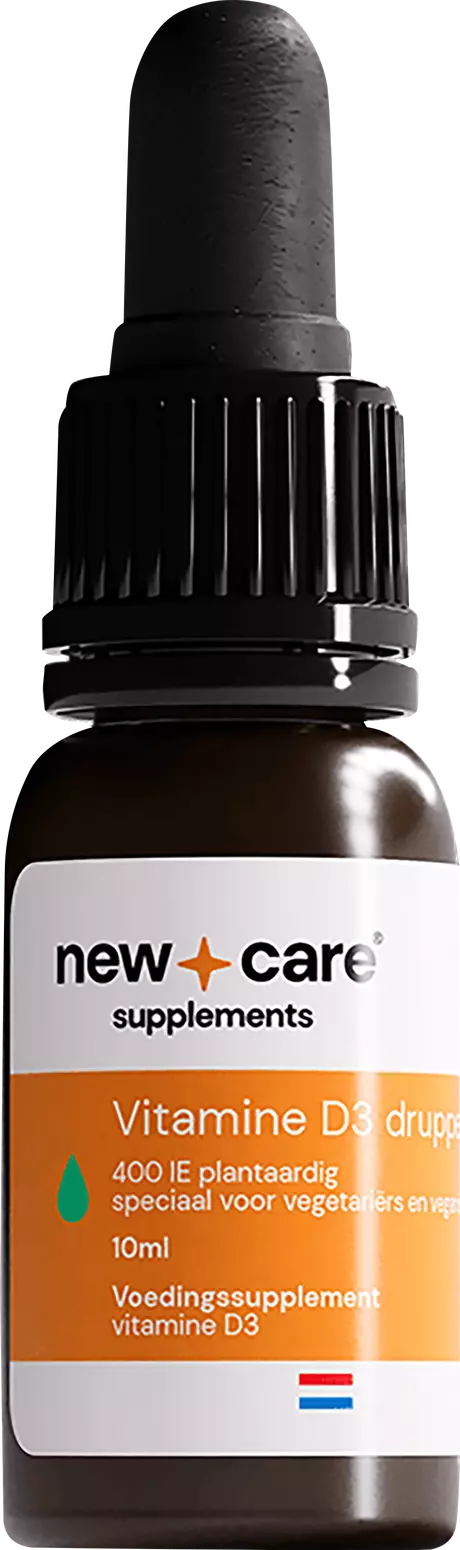 New Care Vitamine D3 Druppels 10 MCG Plantaardig 10 ML