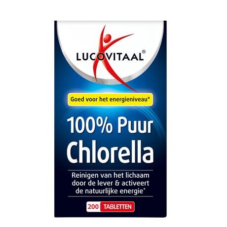 Lucovitaal 100% Puur Chlorella Tabletten 200 stuks