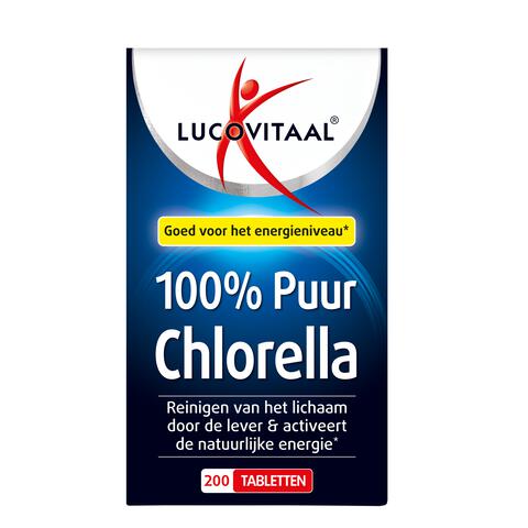 Lucovitaal 100% Puur Chlorella Tabletten 200 stuks