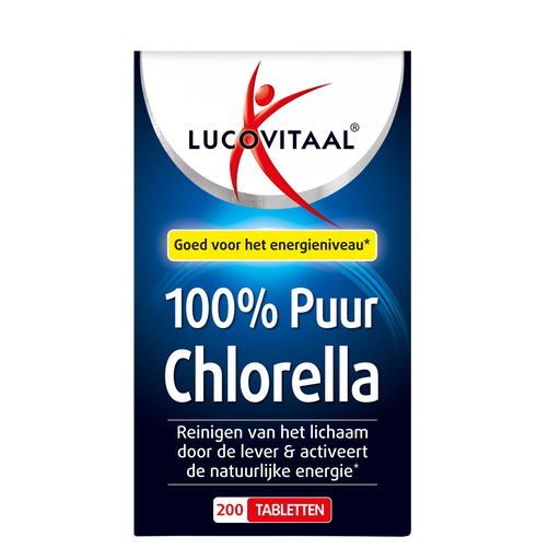 Lucovitaal 100% Puur Chlorella Tabletten 200 stuks