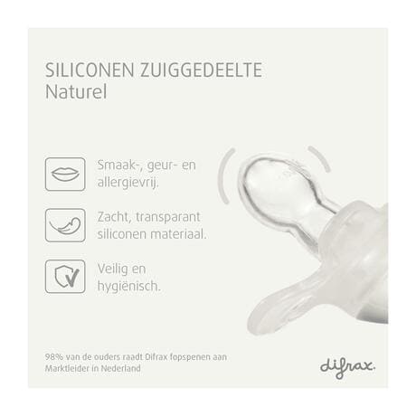 Difrax Fopspeen Natural 18+ Maanden Glow in the Dark BPA-vrij