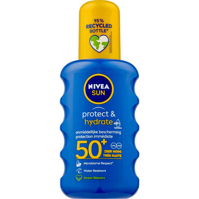 NIVEA SUN Zonnebrand Protect & Hydrate Zonnespray SPF 50+ 200 ML
