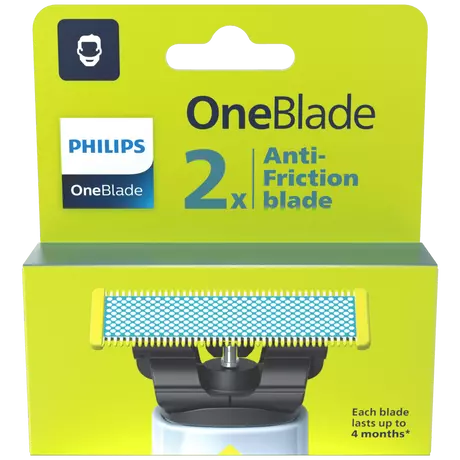 Philips OneBlade First Shave Navulmesjes QP225/50 2 stuks
